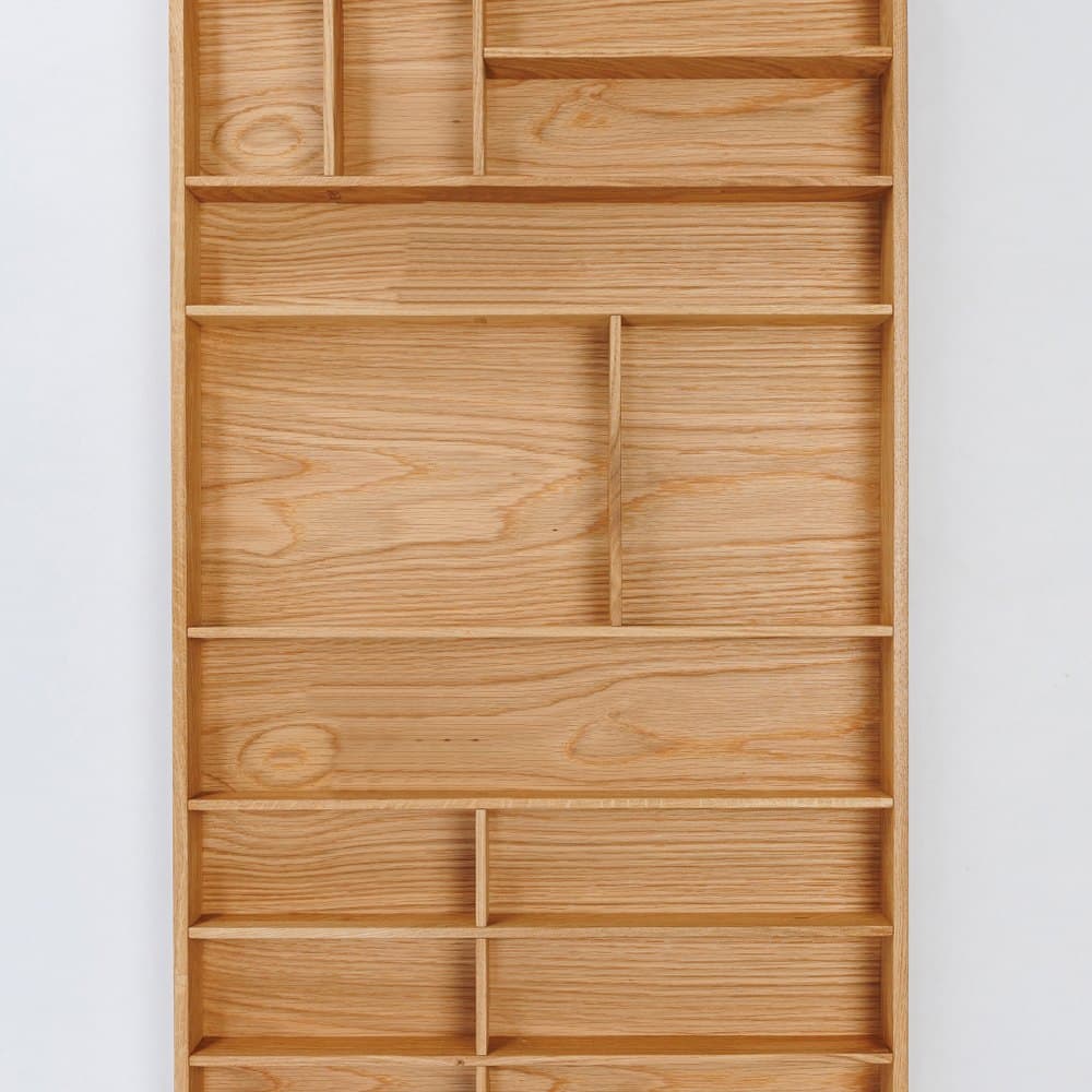 Лоток-органайзер для столовых приборов из дуба, 14 отделений, 82×47 (Blum Legrabox 500)