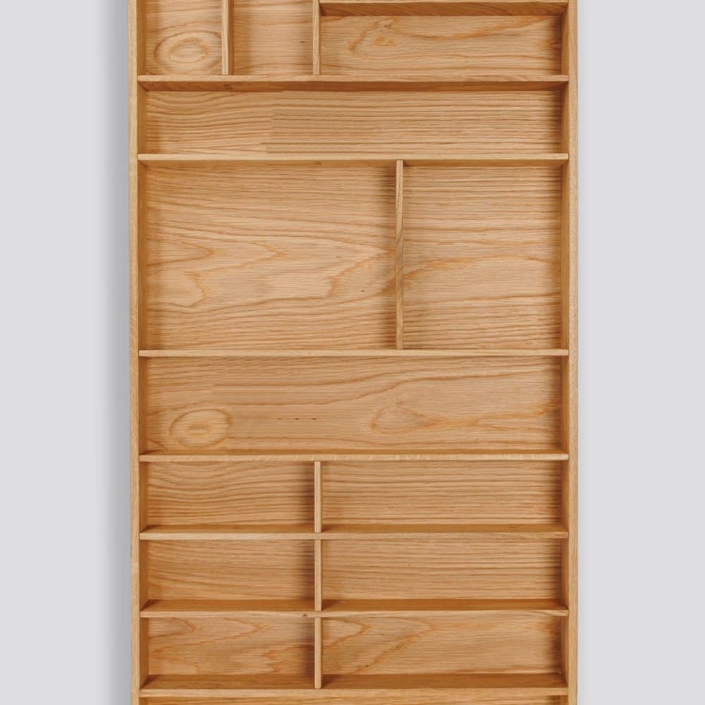 Лоток-органайзер для столовых приборов из дуба, 15 отделений, 92×47 (Blum Legrabox 1000)